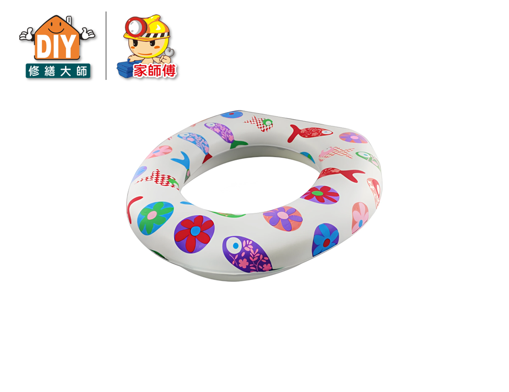 小兒軟式馬桶坐墊(花)